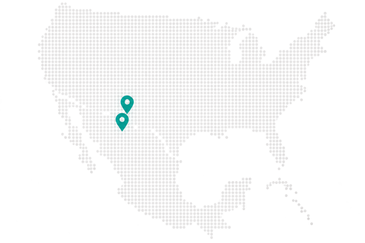 Trucking company service area map - El Paso, TX and Ciudad Juárez